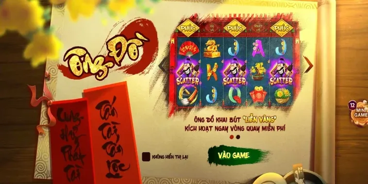 Bí Kíp Chơi Nổ Hũ Ông Đồ Tại CAT368: Lộc Xuân Đầy Tay, May Mắn Ngập Tràn